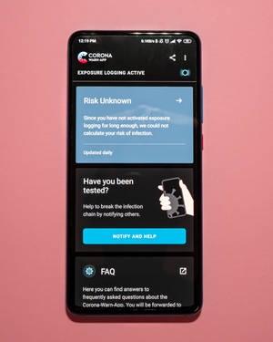 Nokia Smartphone Ροζ Φόντο