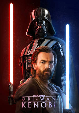 Ταπετσαρία Obi Wan Kenobi Κόκκινο και Μπλε — OnePlus Pad 3 Pro Ταπετσαρία