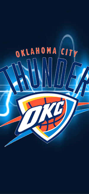 Oklahoma City Thunders OKC Λογότυπο NBA League — Redmi Note Ταπετσαρία