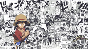 Ταπετσαρία σελίδων manga strip One Piece 4k