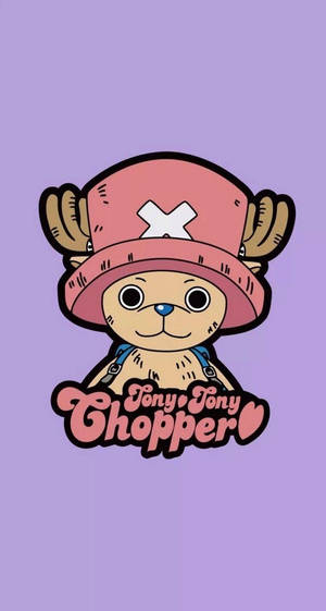 One Piece Τηλέφωνο Chopper σε Μωβ Φόντο
