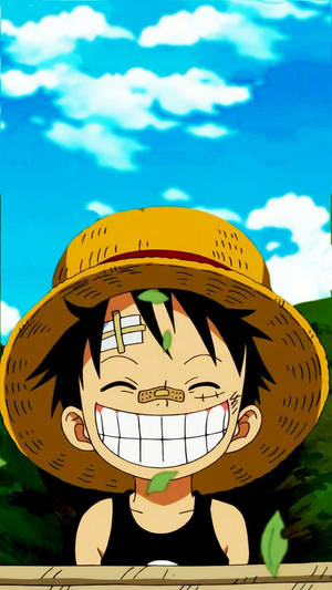 One Piece Τηλέφωνο Νεαρός Luffy Τραυματισμένος