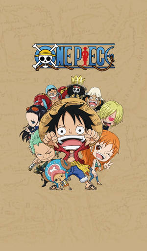 One Piece Τηλέφωνο Chibi Καπέλο από Άχυρο Πειρατές