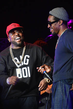 Outkast Big Boi Andrei 3000 Χαρούμενη Σκηνική Εμφάνιση — Huawei MatePad Air (2026) Ταπετσαρία