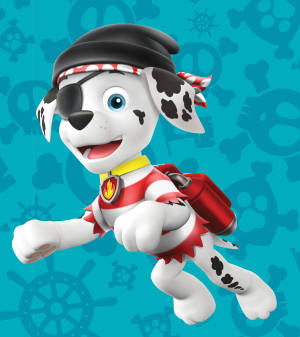 Ταπετσαρία Paw Patrol Πειρατής Marshall — Galaxy Z Fold Ταπετσαρία