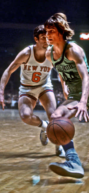 Pete Maravich Atlanta Hawks Mike Riordan New York Knicks — Pixel 10 Pro XL Ταπετσαρία