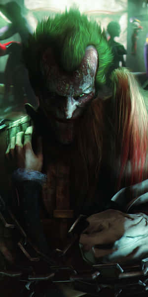 Φόντο Pixel 3 Batman Arkham City — Joker Ταπετσαρία
