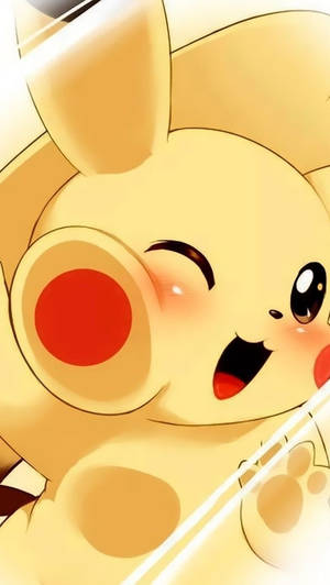 Pokemon Τηλέφωνο Pikachu Γυαλί — Pokemon Τηλέφωνο Ταπετσαρία