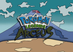 Pokémon Legends Arceus Βουνό Εικονογράφηση ταπετσαρία — Πόκεμον Θρύλοι Αρκέους Ταπετσαρία