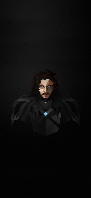 Ταπετσαρία polygon art Jon Snow — iPhone 17e Ταπετσαρία
