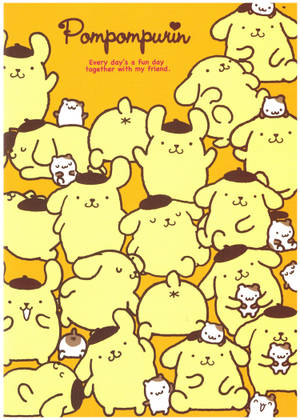 Ταπετσαρία Pompompurin Sanrio Characters — IQOO Pad5c Ταπετσαρία