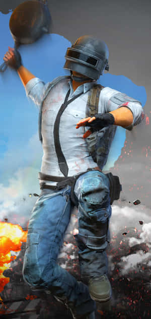 PUBG Conqueror Τηγάνι — Xiaomi 18 Pro Max Ταπετσαρία