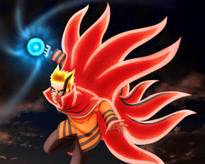 Rasengan Naruto σε Λειτουργία Baryon — Σύμβολο Naruto Ταπετσαρία