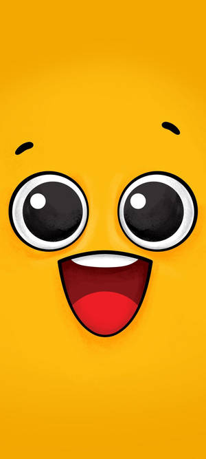 Realme 7 Yellow Smiley — iPhone 15 Plus Ταπετσαρία