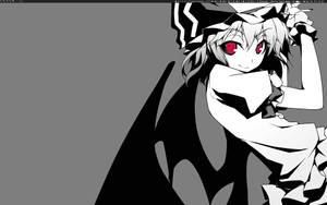 Ασπρόμαυρο Anime Κόκκινα Μάτια