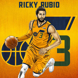 Ricky Rubio Digital Drawing wallpaper — Pixel Watch 4 Ταπετσαρία