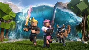 Roblox Avatar Επίθεση — Κουλ Roblox Ταπετσαρία