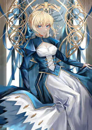 Saber Fate Stay Night — Oppo Pad 5 Pro Ταπετσαρία