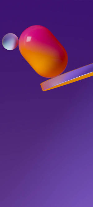 Samsung M21 3D Χάπι — 1080x2400 Ταπετσαρία
