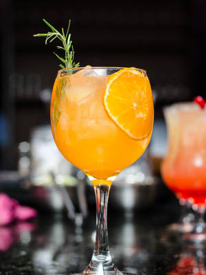 Ταπετσαρία Screwdriver Tropical Drink — 3:4 Ταπετσαρία