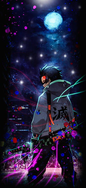 Sick Phone Tanjiro — Galaxy S25 FE Ταπετσαρία