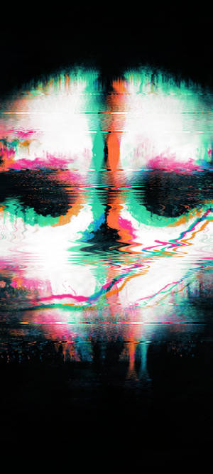 Sick Phone Trippy Skull — Galaxy S25 Edge Ταπετσαρία