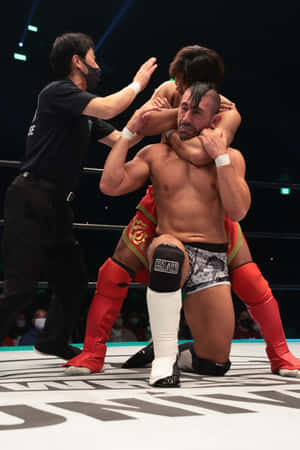 Simon Gotch Εναντίον Masakatsu Funaki Εθνικό Πρωτάθλημα V3 — Huawei MatePad 11.5 (2025) Ταπετσαρία