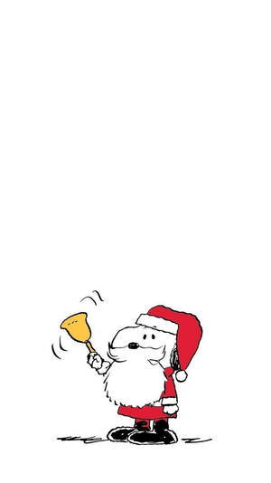 Snoopy Χριστούγεννα Στολή Άγιου Βασίλη Ταπετσαρία — Snoopy χριστούγεννα Ταπετσαρία