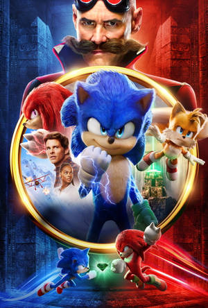Sonic The Hedgehog Εναντίον Dr. Eggman — Xiaomi Pad Ταπετσαρία