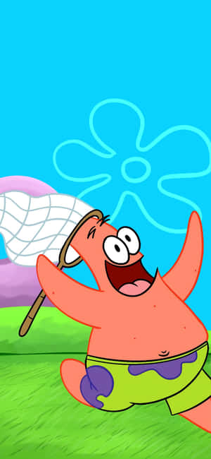 SpongeBob Pfp Χαρούμενος Patrick — Vivo X200 FE Ταπετσαρία