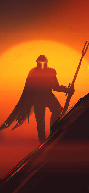 Star Wars 4k Iphone Mandalorian — iPhone 16 Ταπετσαρία