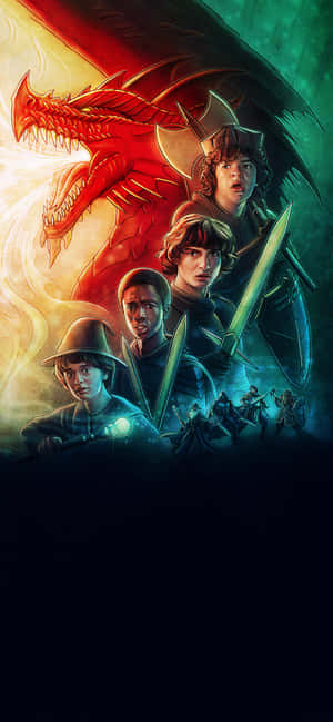 Stranger Things Dungeon And Dragons — Oppo Find X9s Ταπετσαρία