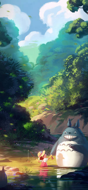 Studio Ghibli Iphone — Γαλαξίας A18 Ταπετσαρία