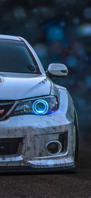 Ταπετσαρία εξατομικευμένου προφυλακτήρα Subaru Impreza — iPhone 14 Ταπετσαρία