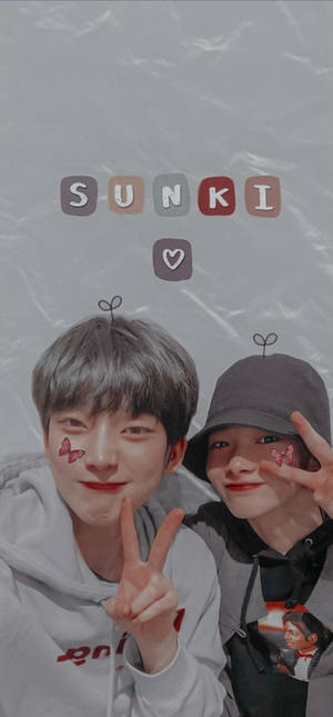 Sunki Duo Enhypen Aesthetic — iPhone 16 Plus Ταπετσαρία