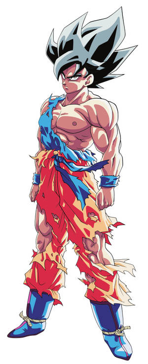 Super Saiyan Μαύρα Μαλλιά Son Goku iPhone — Motorola Razr Ταπετσαρία