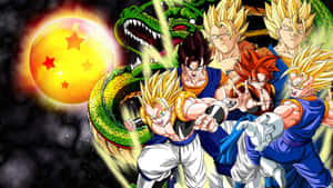 Super Saiyan που φορτίζουν στο «Dragon Ball Super» — Dragon ball super GIF Ταπετσαρία