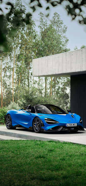 Supercar Μπλε McLaren 765 — Xiaomi 15S Pro Ταπετσαρία