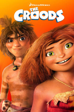 The Croods Orange Movie Poster — Huawei MatePad Pro Max Ταπετσαρία