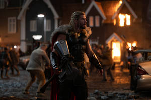 Ταπετσαρία Thor Love And Thunder Νέα Ασγκάρντ