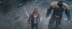 Ταπετσαρία βράχου τέρας Thor Love And Thunder
