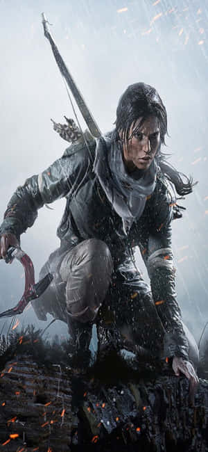 Φόντο Iphone X Shadow Of The Tomb Raider — Nubia Ταπετσαρία