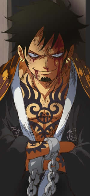 Trafalgar D Water Law One Piece Lock Screen Anime — Vivo V70 FE Ταπετσαρία