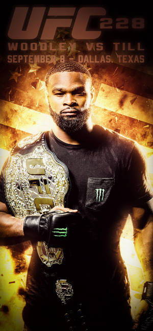 Ταπετσαρία Tyron Woodley με ζώνη στον ώμο — iPhone 18 Ταπετσαρία