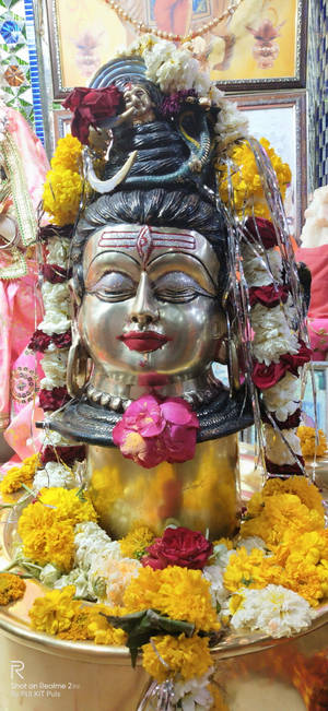 Ujjain Mahakal Yellow Flowers — Galaxy S25 Edge Ταπετσαρία