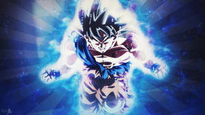 Ultra Instinct Goku σε Μάχη — Ultra Instinct Goku Ταπετσαρία