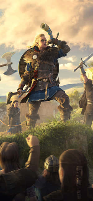 Iphone Xs Max Assassin's Creed Valhalla Φόντο — Honor X5d Plus Ταπετσαρία