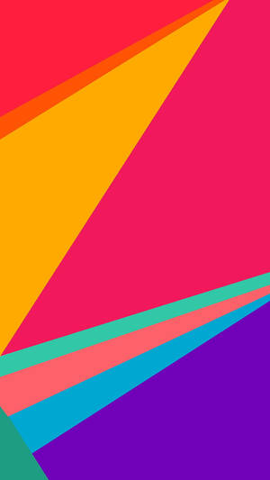 Vivo Y11 Πολύχρωμα Αφηρημένα Τρίγωνα — Vivo Y11 Ταπετσαρία
