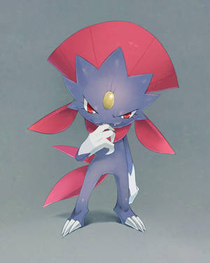 Weavile με αυτάρεσκο χαμόγελο