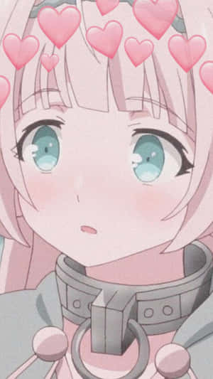 Xbox Pfp Καρδιές — Γλυκιά anime κοπέλα Ταπετσαρία